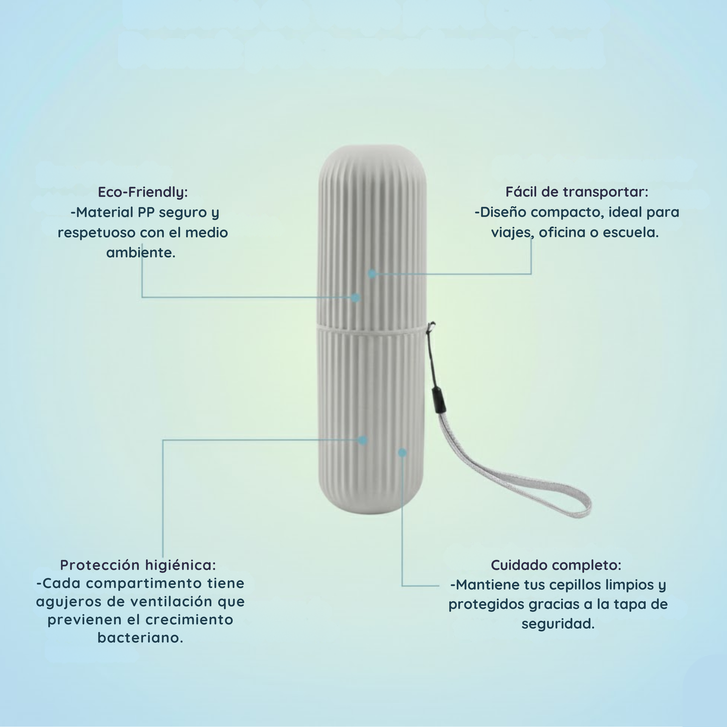 Estuche para Cepillo de Dientes