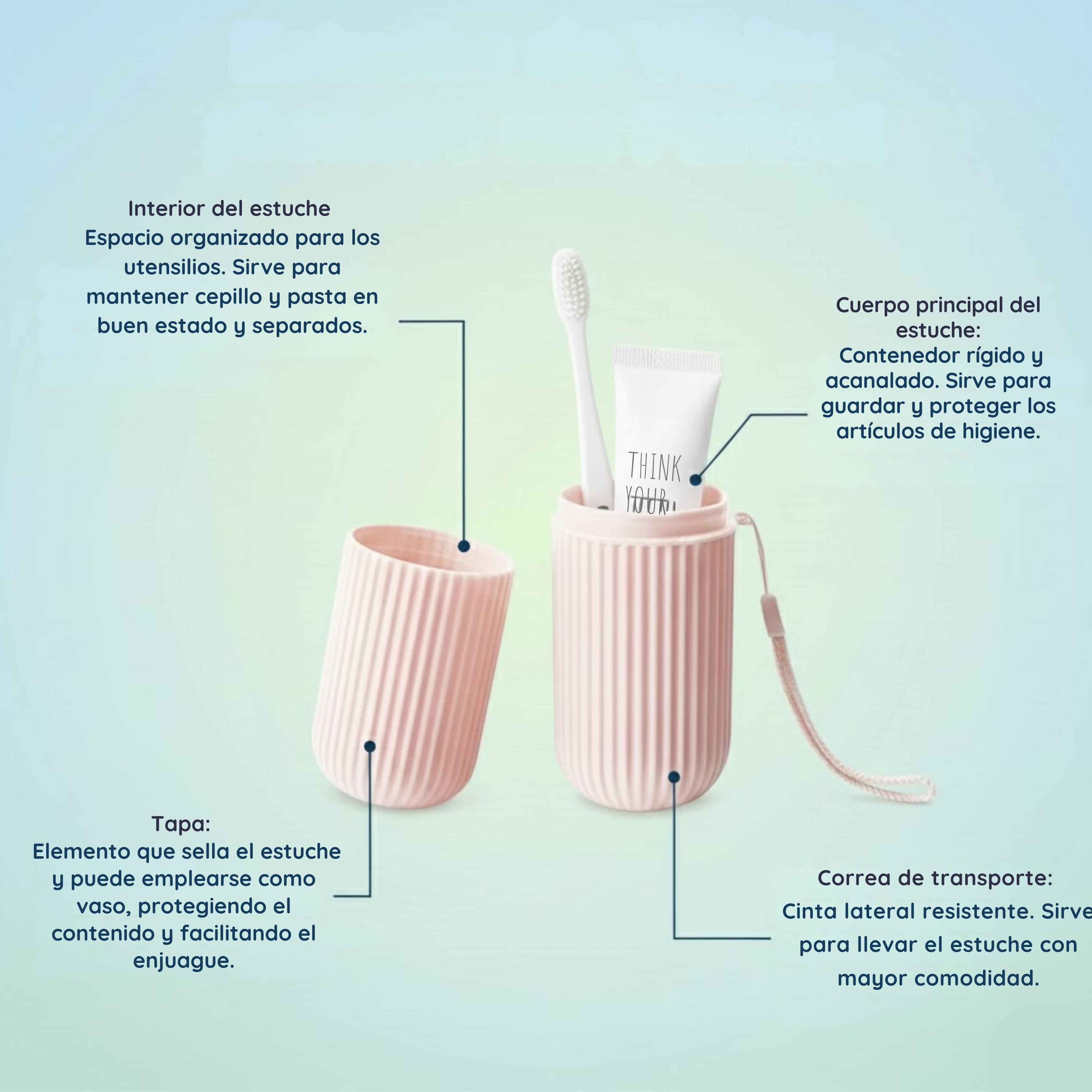 Estuche para Cepillo de Dientes