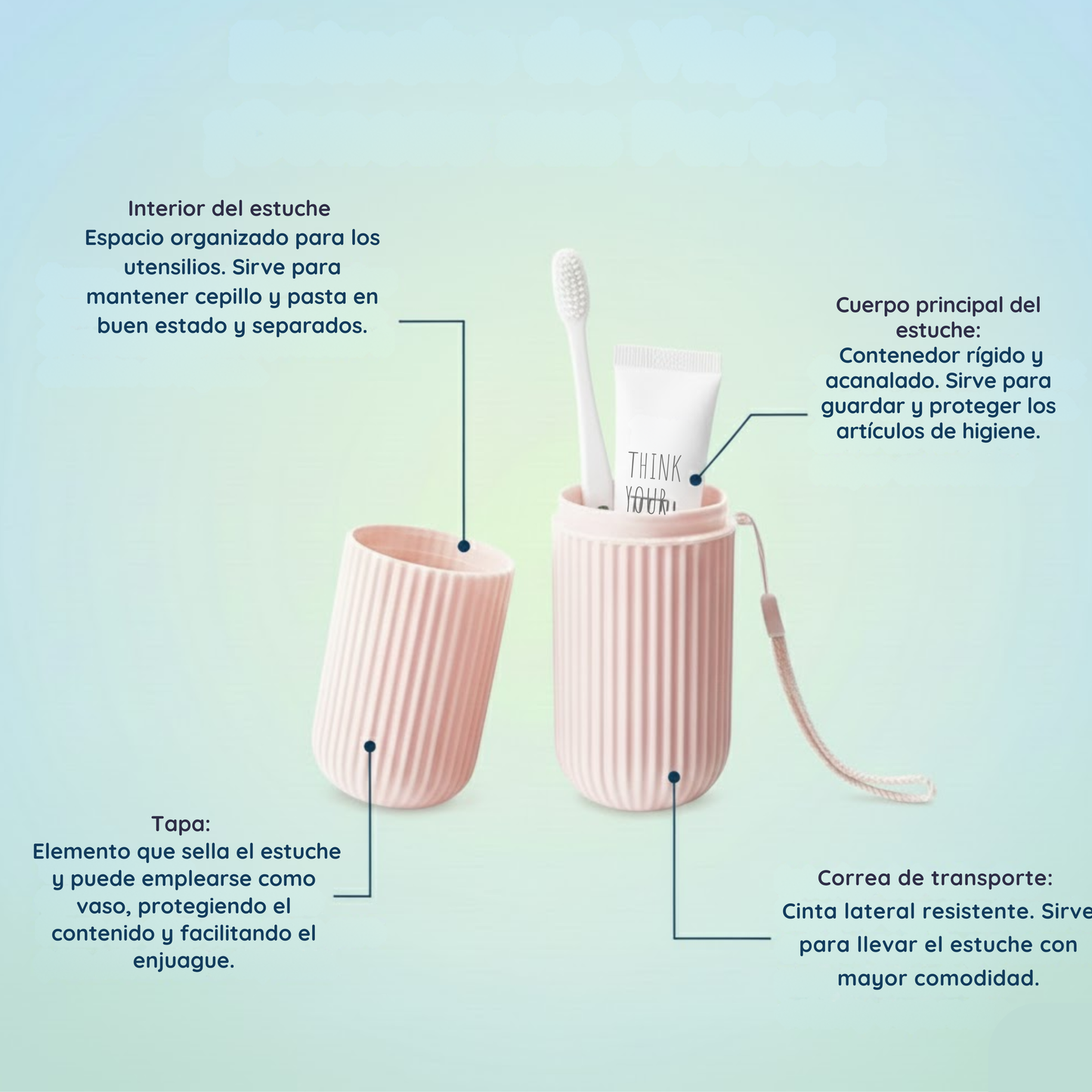 Estuche para Cepillo de Dientes